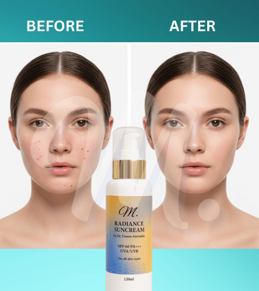 M. Radiance Suncream SPF 60 PA+++ | UVA/UVB Protection | 120ml