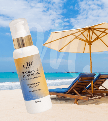 M. Radiance Suncream SPF 60 PA+++ | UVA/UVB Protection | 120ml